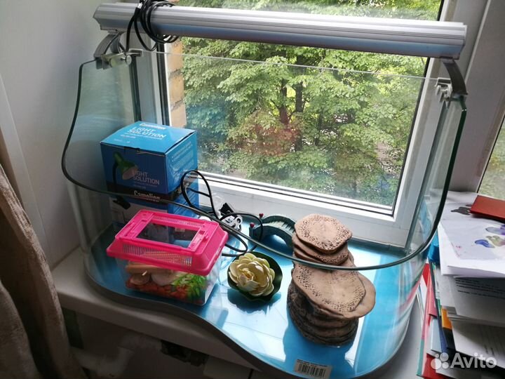 Террариум с аксессуарами