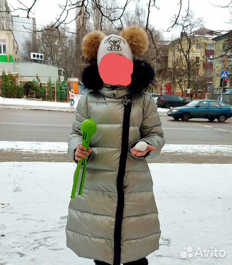 Шапка зимняя для девочки 50-52