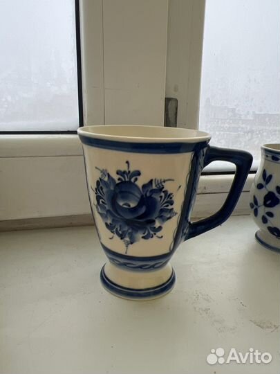 Фарфоровая посуда гжель