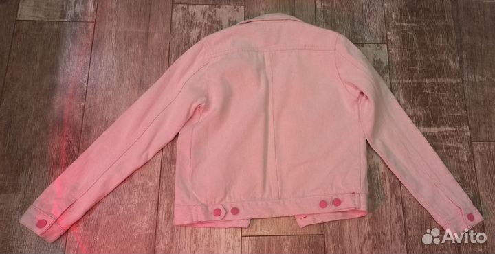 Джинсовая куртка для девочки р.158