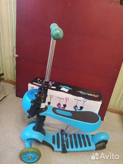 Самокат беговел 2 в 1