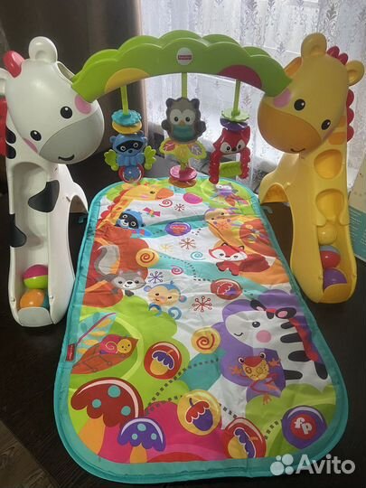 Развивающий коврик fisher price «растем вместе»