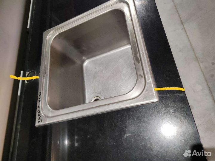 Стол - тумба с каменной поверхностью 3400/700