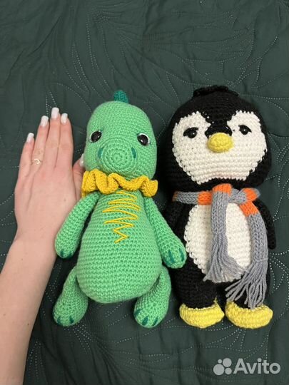 Вязанные игрушки ручной работы