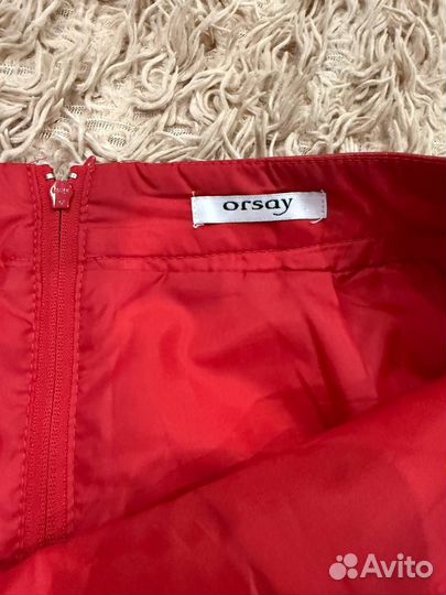 Кожаная юбка orsay 46 размер