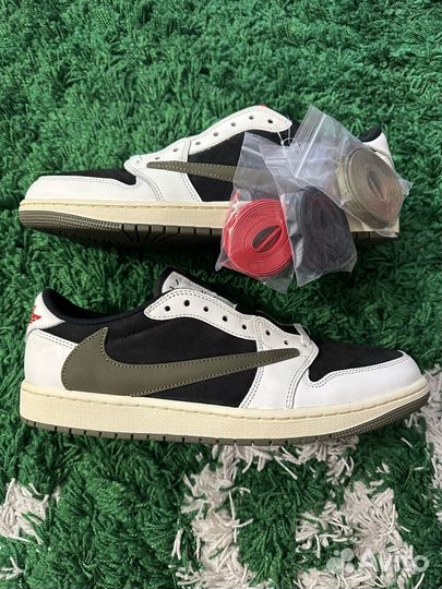 7 размеров Travis Scott Jordan Low Medium Olive