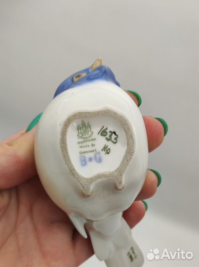 Фигура Птица Дания royal copenhagen три волны