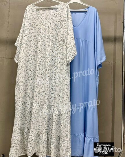 Платье батист Италия большие размеры