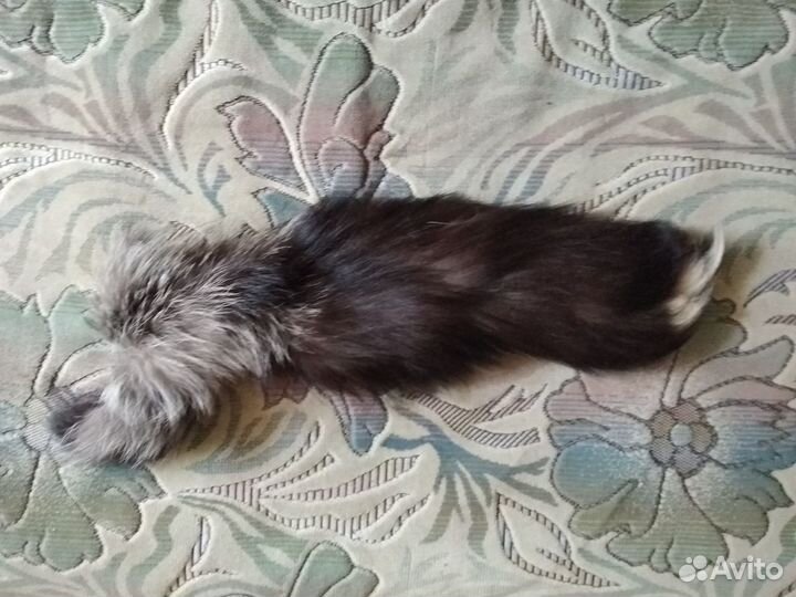 Шкурки серебристой чернобурки (выделанные)