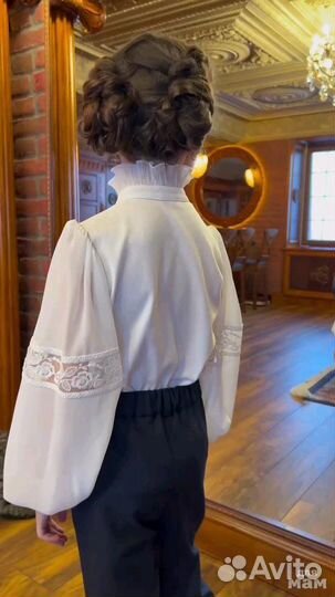 Школьная блуза Дували размер 128,140