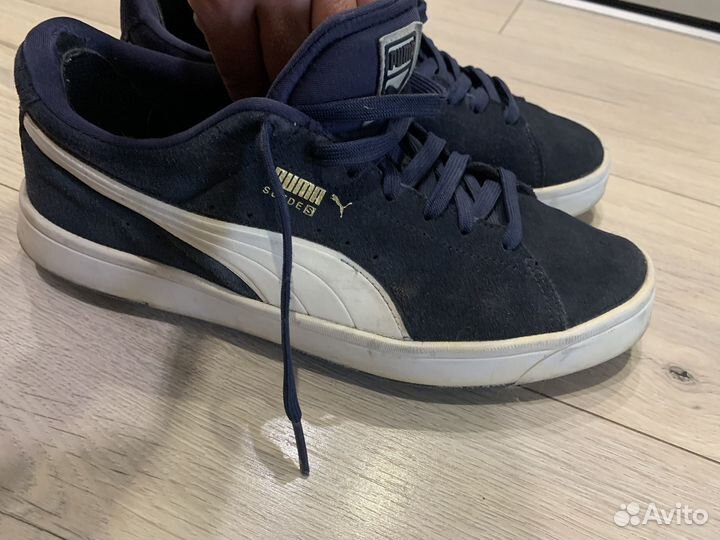 Кроссовки puma suede classic синие