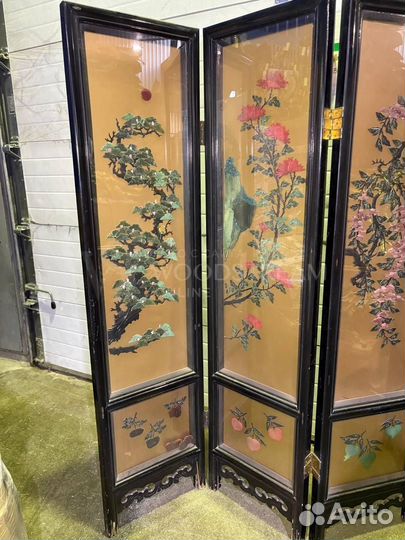 Ширма. Винтаж. Шинуазри. Перегородка