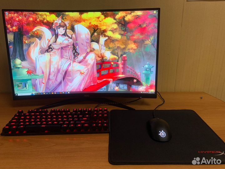 Игровой Монитор AOC CQ27G2U,144 Гц, 1MC, 2560x1440