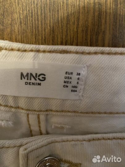 Джинсы mango mom 38