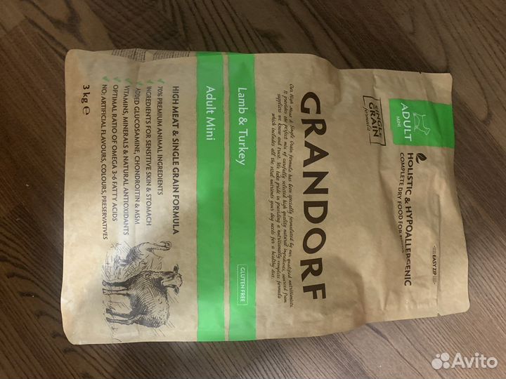 Сухой корм для собак Grandorf