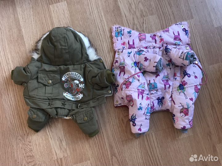 Комбинезоны для собак мелких пород