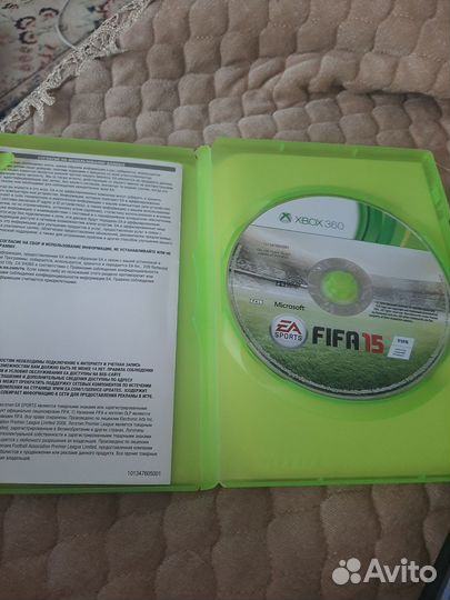 Диск для Xbox 360 fifa 15