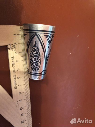 Стопка серебро