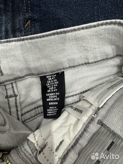 Джинсы zara для мальчика 110