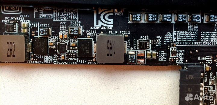 Нерабочая плата msi gs75 на запчасти