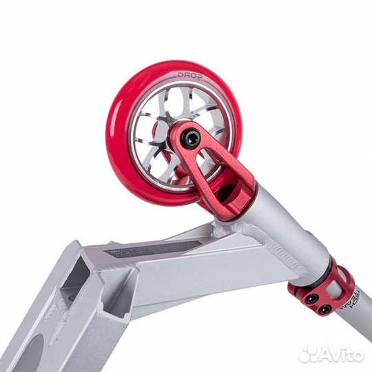 Самокат трюковой TechTeam Drop 2.0 red-gray