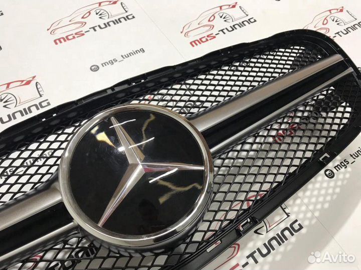 Решетка GLA в стиле AMG 45 Chrome 17-19 Дистроник