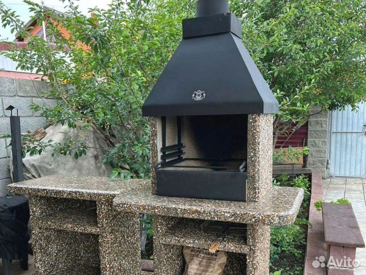 Печь барбекю, печь под казан, тандыр, гриль