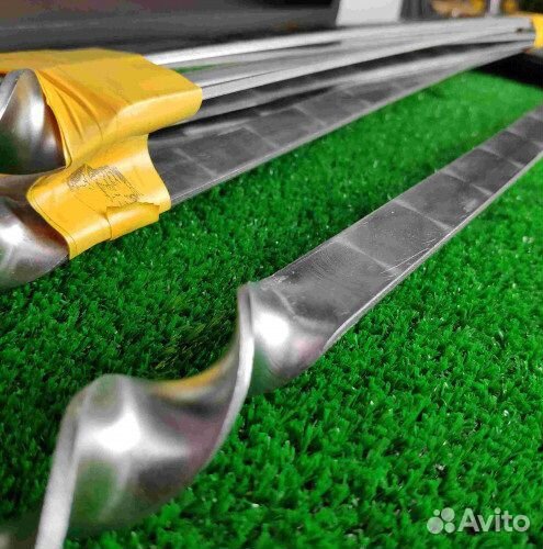 Шампур с деревянной ручкой для люля, 20х3 мм 50 см