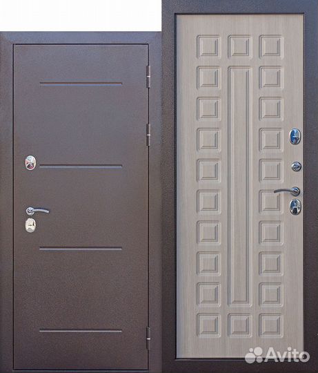 Входная дверь c терморазрывом 11 см Лиственница