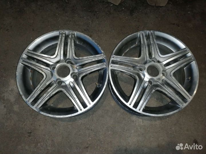 4 литых диска r14 4x100 бу