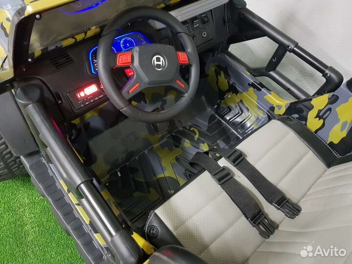 Детский полноприводный электромобиль джип