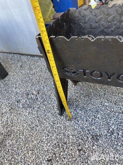 Мангал 3мм, логотип тойота