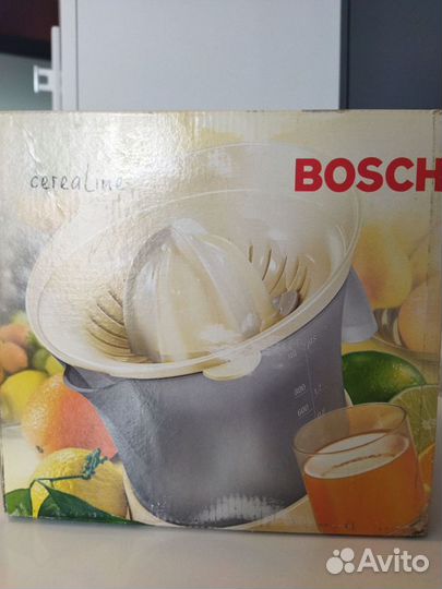 Соковыжималка для цитрусовых bosch