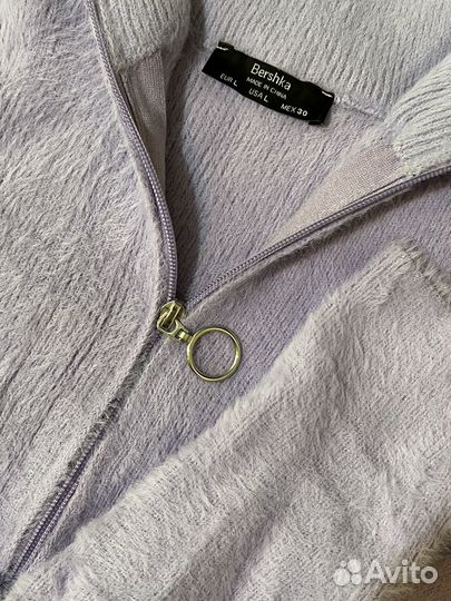 Пушистая кофта женская