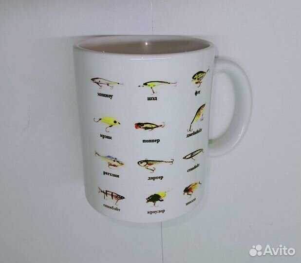 Набор подарок рыбаку. Кружка, чай, футболка