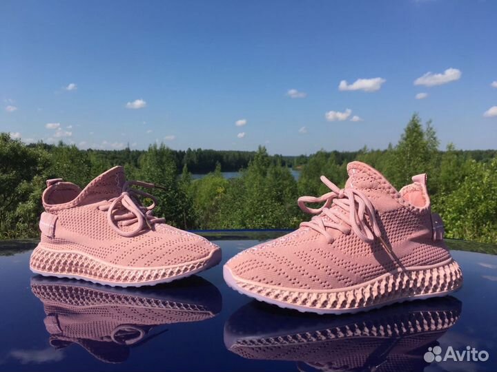 Кроссовки изи Yeezy кремовые Р36-41