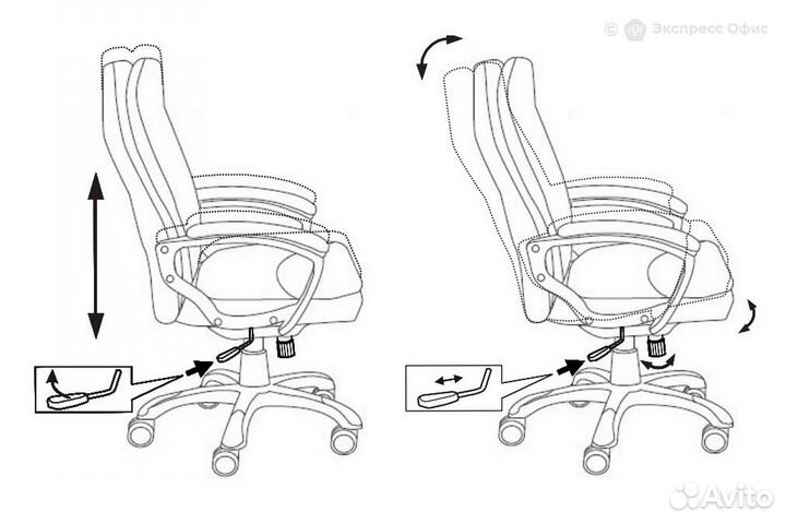 Кресло для руководителя Бюрократ CH-868N/black