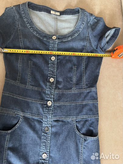 Джинсовое платье