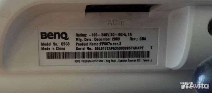 Жки монитор benq