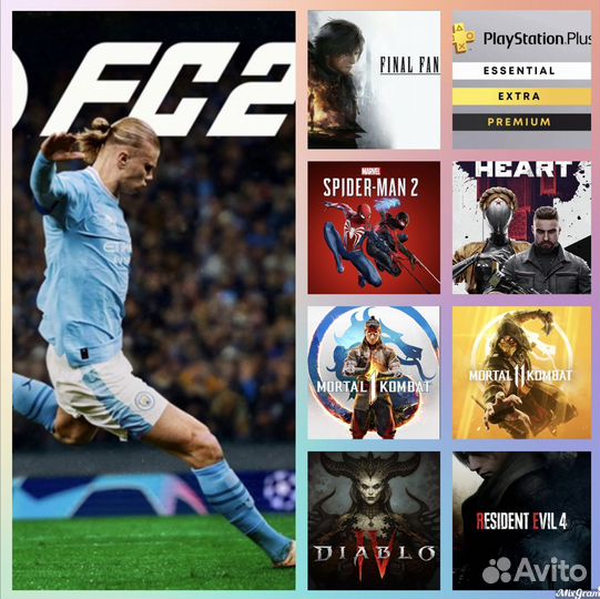 PS store игры и подписки PS4/PS174