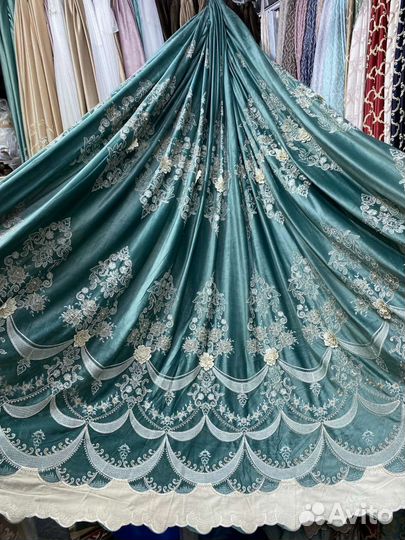 Шторы тюль бархат готовые