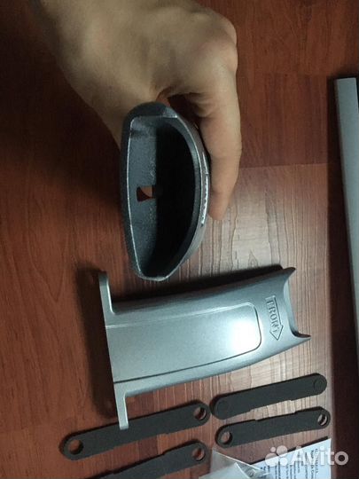 Поперечины на рейлинги Chevrolet Tahoe (серебро)