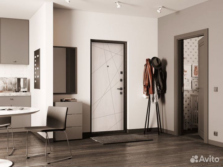 Входная дверь в квартиру металлическая