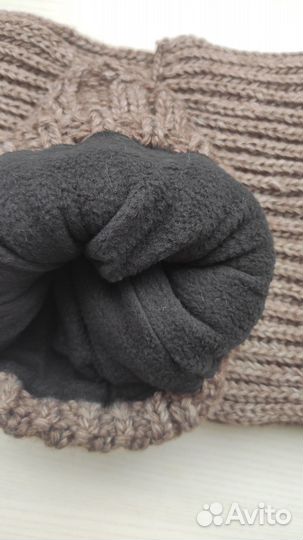 Шапка со снудом зимние