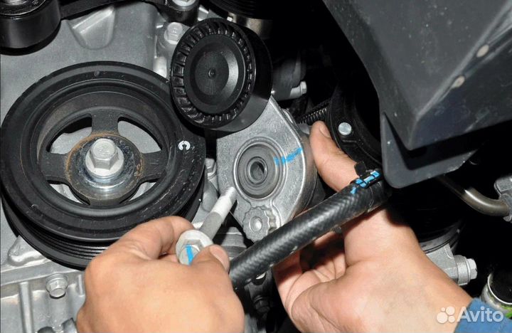Замена натяжителя Ford Mondeo 2006-2010