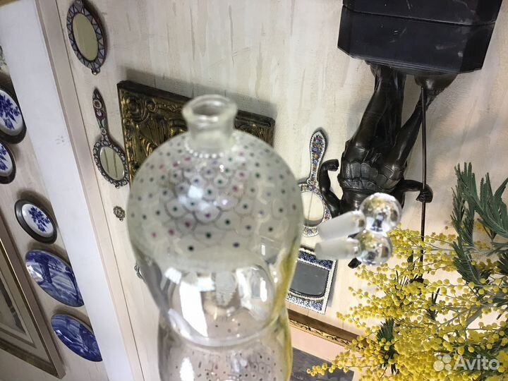 Флакон антикварный 19 век или ранее ручная роспись