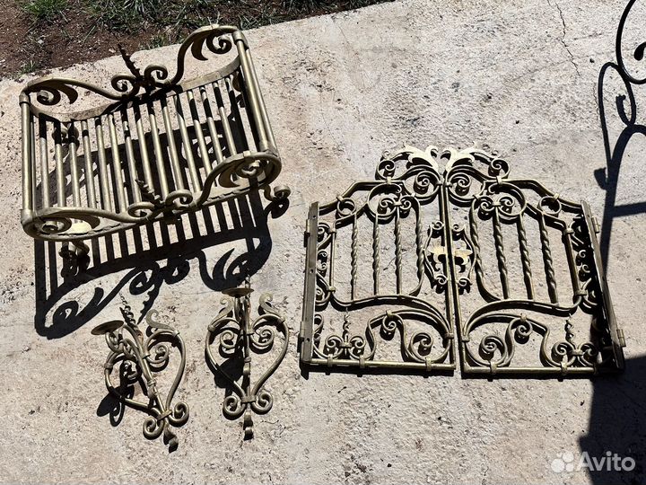 Кованный набор для камина