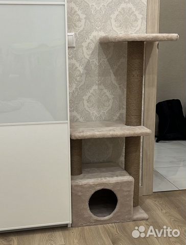 Домик для кошки, когтеточка