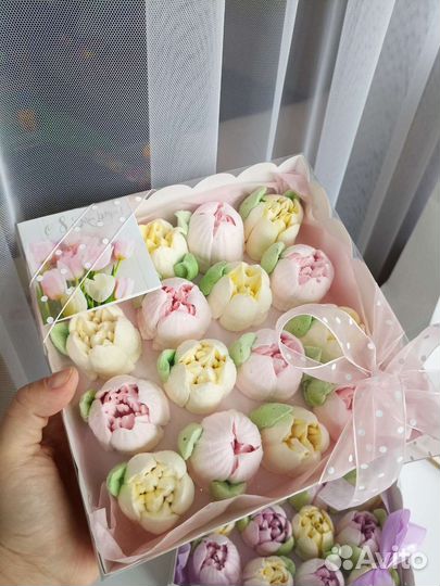 Зефирные цветы