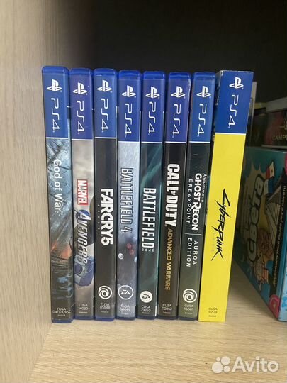 Игры,диски на ps4